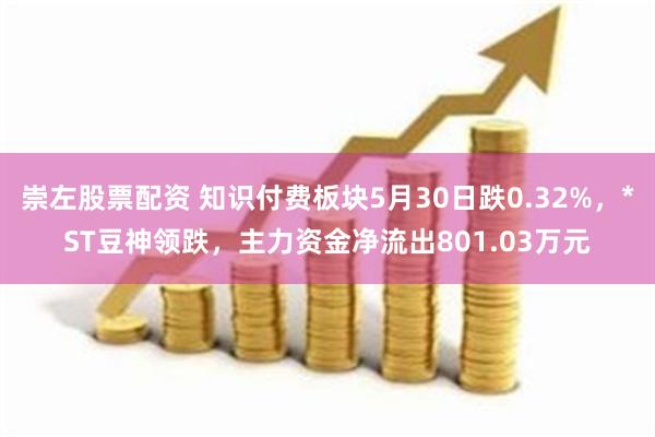 崇左股票配资 知识付费板块5月30日跌0.32%，*ST豆神领跌，主力资金净流出801.03万元